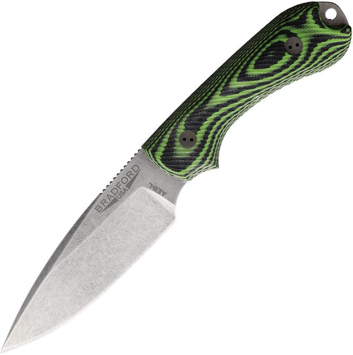 Bradford Knives Guardian 3 3D Toxic G10 Stonewash AEB-L - Knives.mx