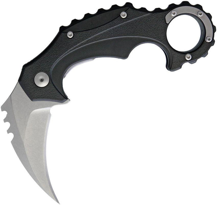 Brous Blades Enforcer Linerlock Hawkbill Stonewash D2 - Knives.mx