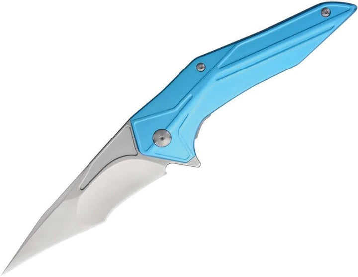 Brous Blades Tyrant Linerlock Blue Satin - Knives.mx