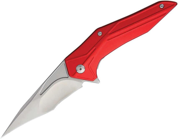 Brous Blades Tyrant Linerlock Red Satin - Knives.mx