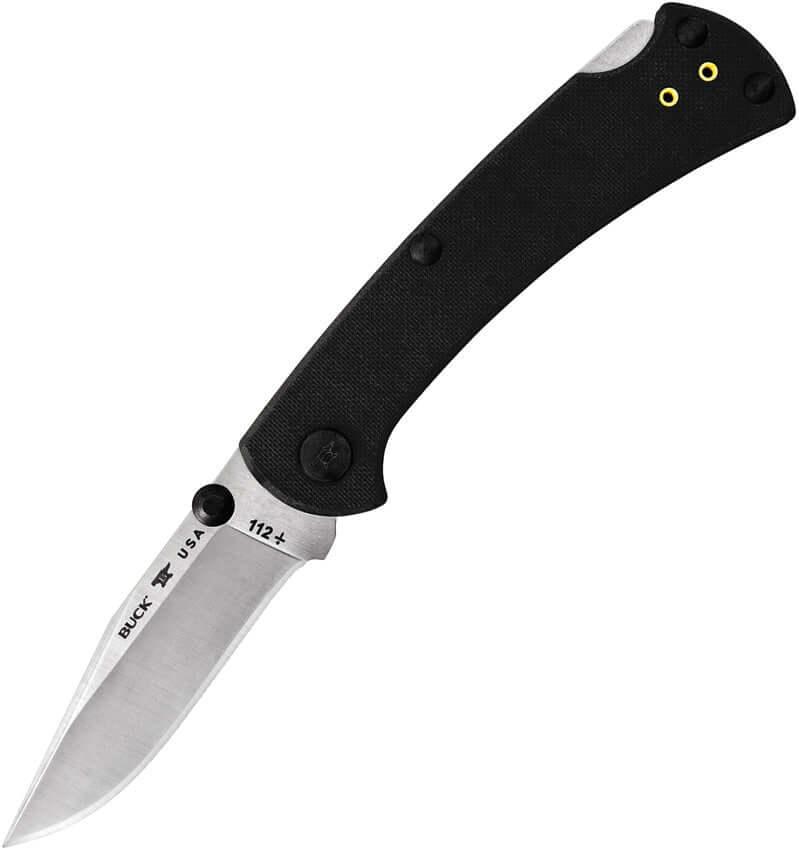 Buck 112 Slim Pro TRX Lockback Black G10 Satin CPM S30V - Knives.mx