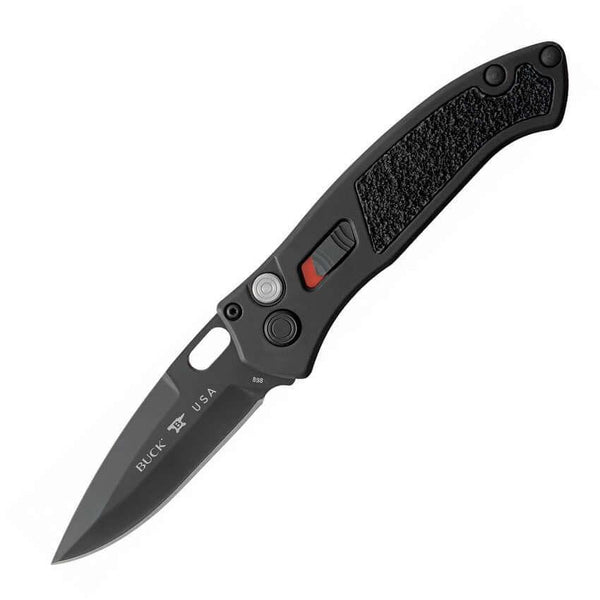 Buck Auto Impact Armor Black Aluminum Coated CPM S30V - Knives.mx