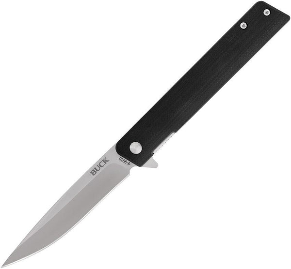 Buck Decatur Linerlock Black G10 Satin 7Cr17MoV - Knives.mx