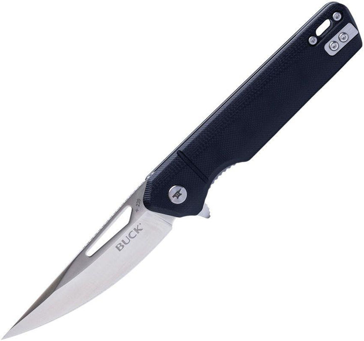 Buck Infusion Linerlock A/O Black Aluminum Satin 7Cr17MoV - Knives.mx