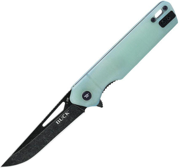 Buck Infusion Linerlock A/O Jade G10 Black SW 7Cr17MoV - Knives.mx