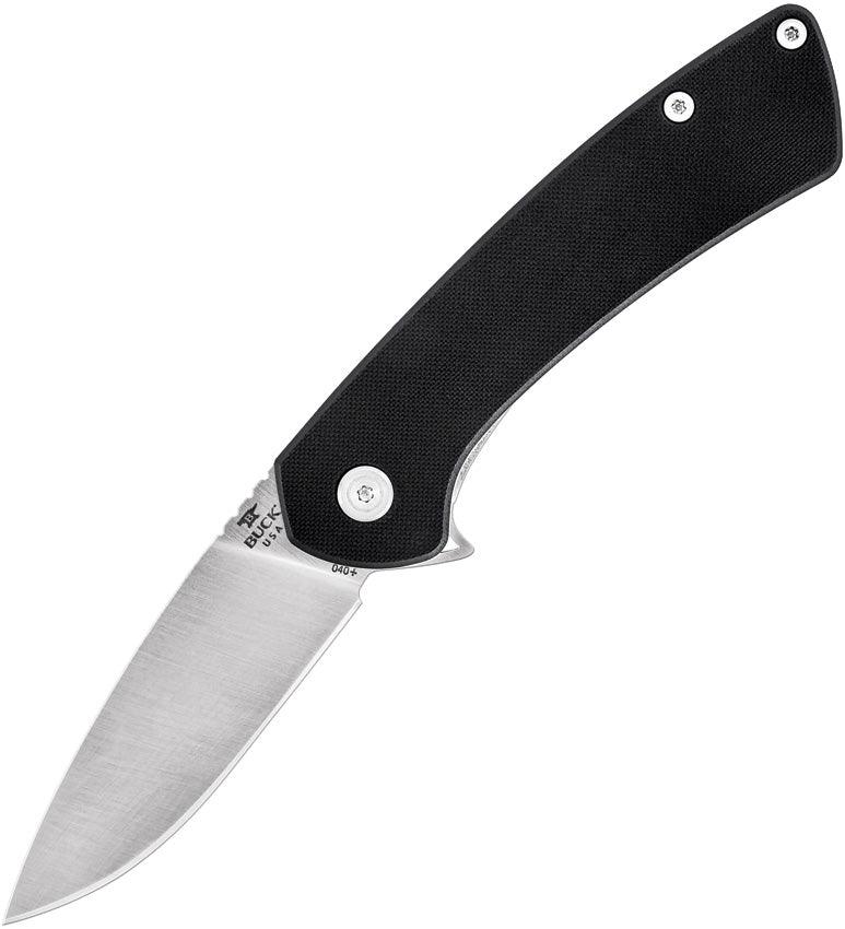 Buck Onset Framelock Black G10 Satin CPM S45VN - Knives.mx