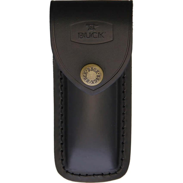 Buck Ranger 112 Lockback Crelicam Ebony Wood Satin Clip Point 420HC - Knives.mx