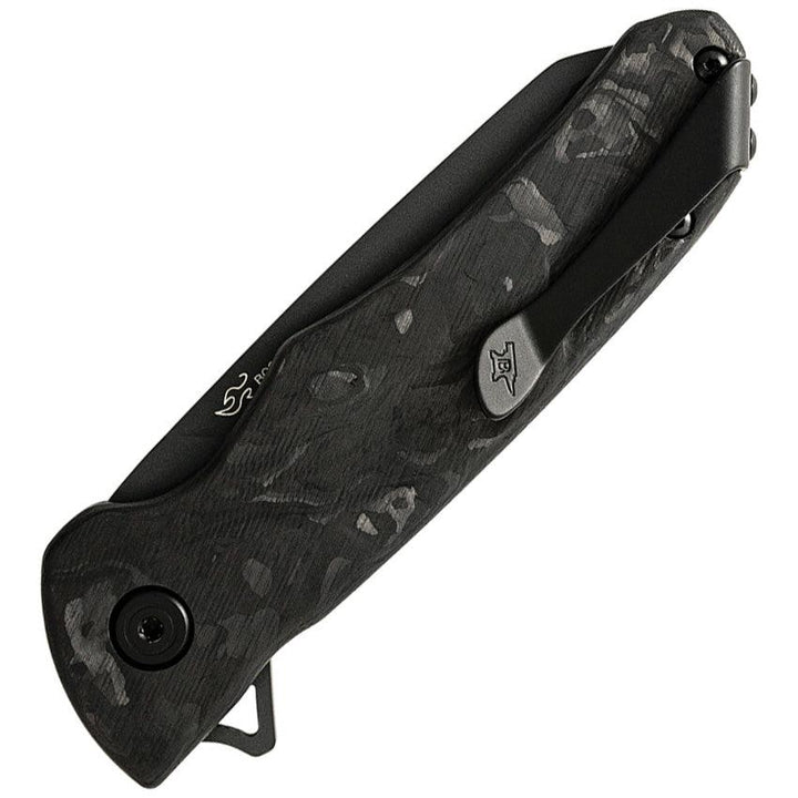 Buck Sprint Ops Linerlock Marbled Carbon Fiber Black Cerakote S45VN - Knives.mx