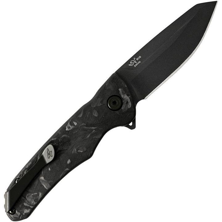 Buck Sprint Ops Linerlock Marbled Carbon Fiber Black Cerakote S45VN - Knives.mx