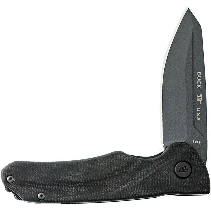 Buck Sprint Ops Linerlock Micarta Black Canvas Micarta Cerakote CPM S30V - Knives.mx