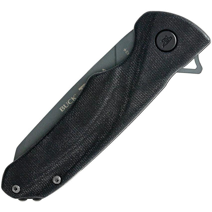 Buck Sprint Ops Linerlock Micarta Black Canvas Micarta Cerakote CPM S30V - Knives.mx