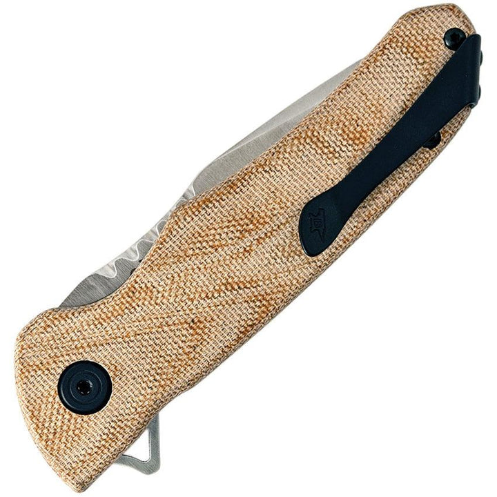 Buck Sprint Pro Linerlock Natural Micarta Satin CPM S30V - Knives.mx