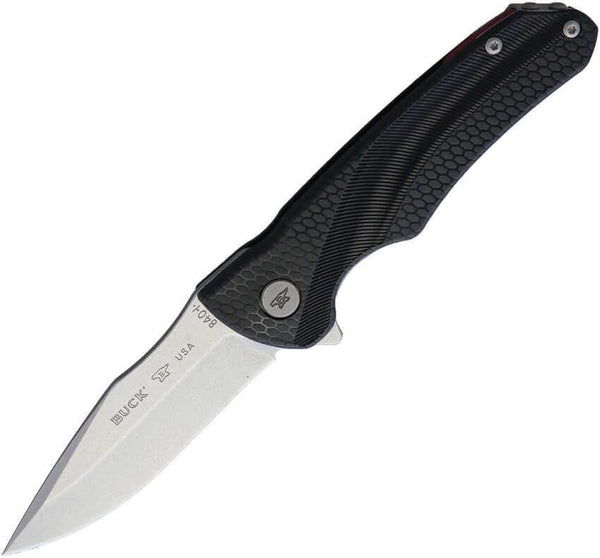 Buck Sprint Select Linerlock Black GFN Stonewash 420HC - Knives.mx