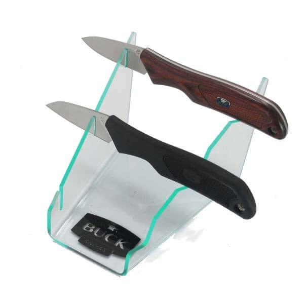 Buck Three Knife Display Stand / Base Buck Display Para Cuchillo - Knives.mx