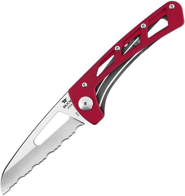 Buck Vertex Framelock Red Serrated - Knives.mx