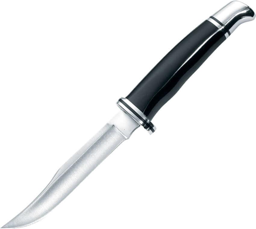Buck Woodsman Fixed Knife Black Phenolic 420HC - Knives.mx