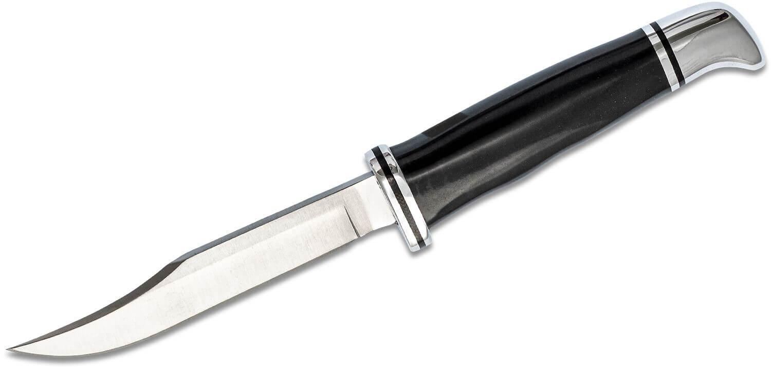 Buck Woodsman Fixed Knife Black Phenolic 420HC - Knives.mx