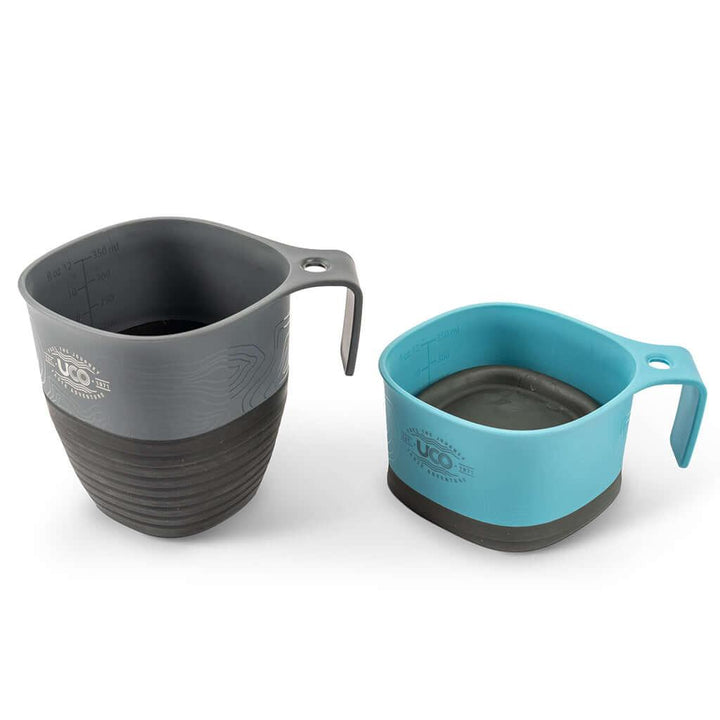 Camp Cup Double Venture/Blue 2 pack / Kit Tazas camping 2 piezas - Knives.mx