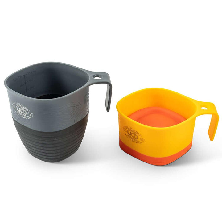 Camp Cup Double Venture/Sun 2 pack / Kit Tazas camping 2 piezas - Knives.mx