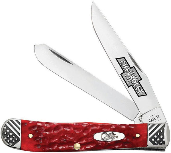 Case Cutlery Chevrolet Trapper Dark Red - Knives.mx