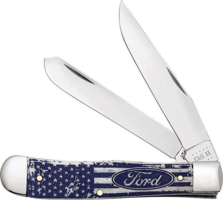 Case Cutlery Ford Trapper Natural Bone - Knives.mx