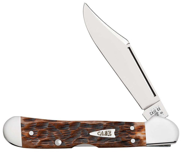 Case Cutlery Mini Copperlock Brown Bone - Knives.mx