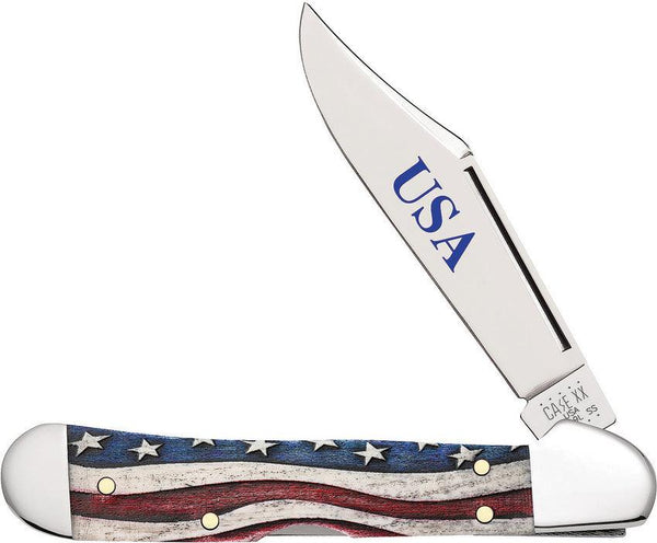 Case Cutlery Mini Copperlock Star Spangled - Knives.mx