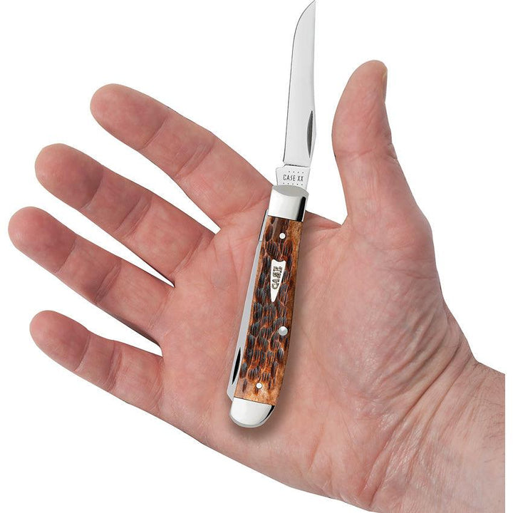 Case Cutlery Mini Trapper Brown Peachseed - Knives.mx