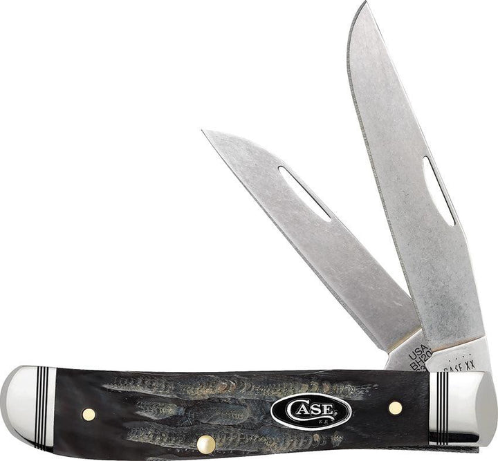 Case Cutlery Mini Trapper Jigged Buffalo - Knives.mx