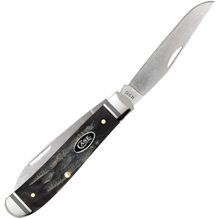 Case Cutlery Mini Trapper Jigged Buffalo - Knives.mx