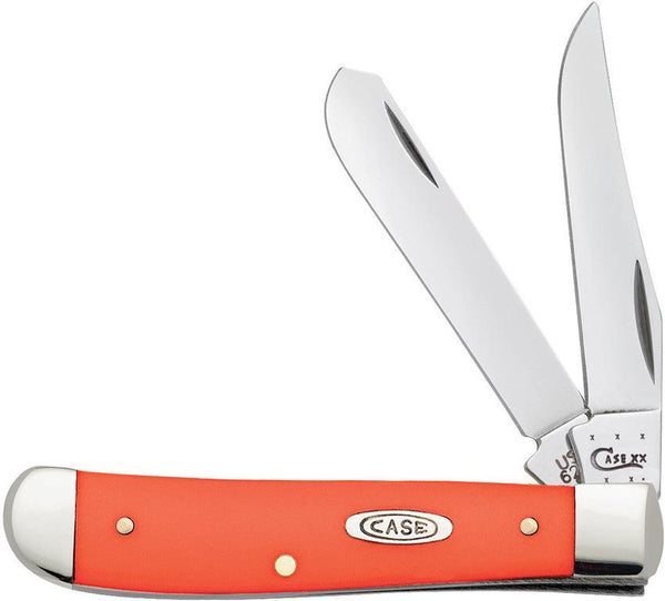 Case Cutlery Mini Trapper Orange Synthetic - Knives.mx