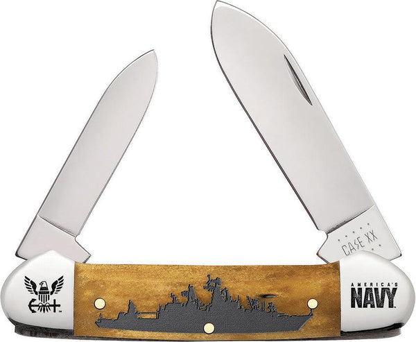 Case Cutlery Navy Canoe Antique Bone - Knives.mx