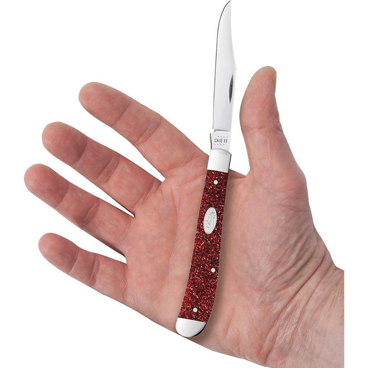 Case Cutlery Slimline Trapper Ruby Stardust - Knives.mx