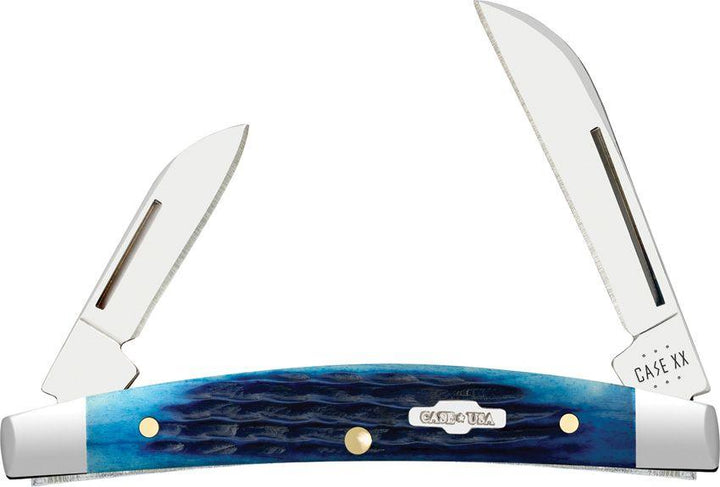 Case Cutlery Sm Congress Blue Jigged Bone Sheepsfoot Mirror 6268 SS - Knives.mx