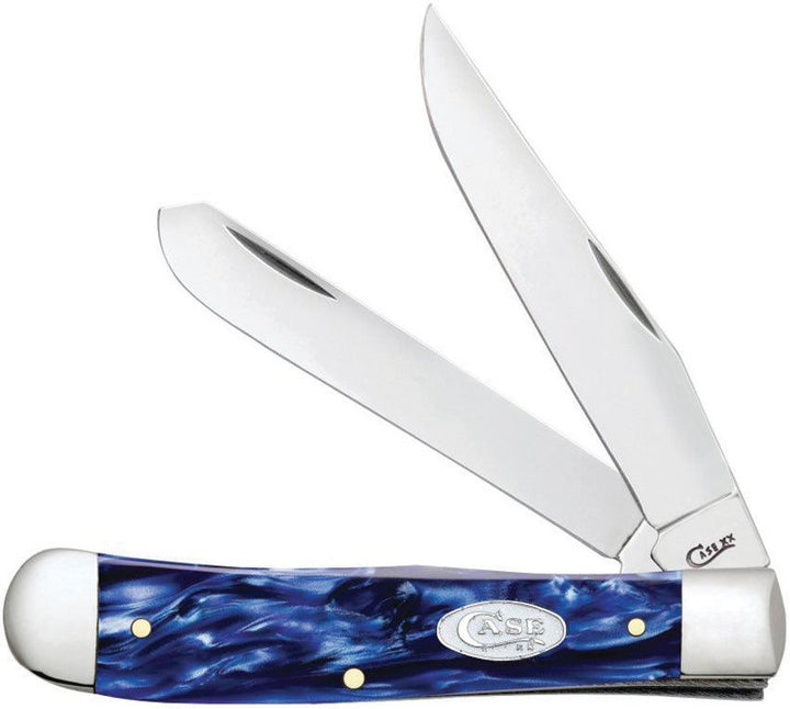 Case Cutlery Trapper Sparxx Blue Kirinite - Knives.mx