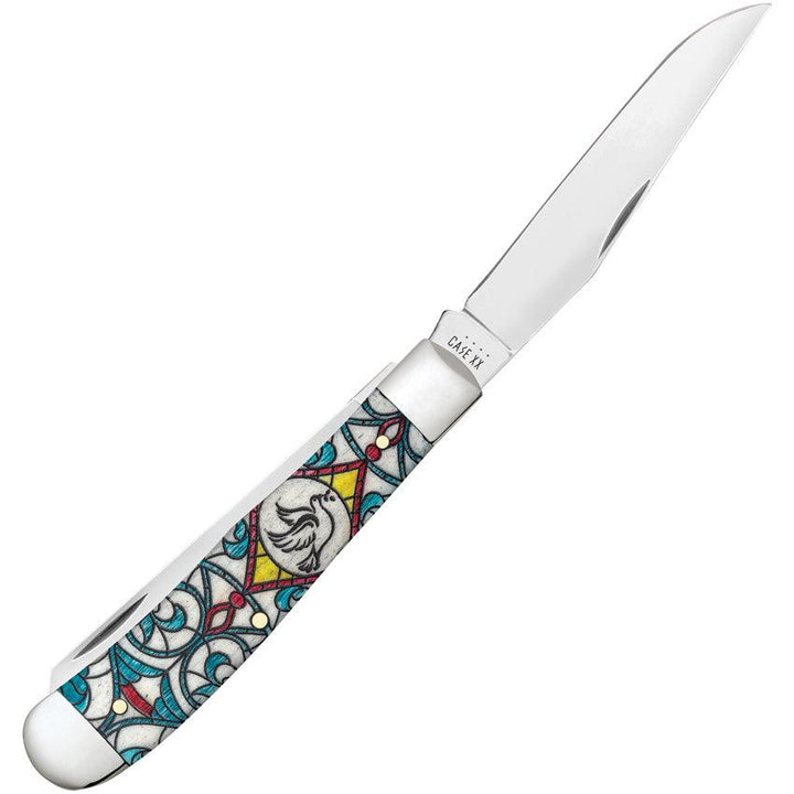 Case Cutlery Trapper Stained Glass Dove - Knives.mx