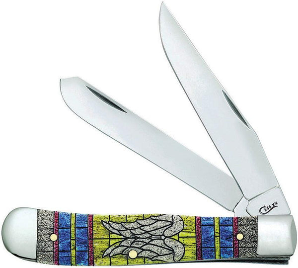 Case Cutlery Trapper Stained Glass Wings - Knives.mx