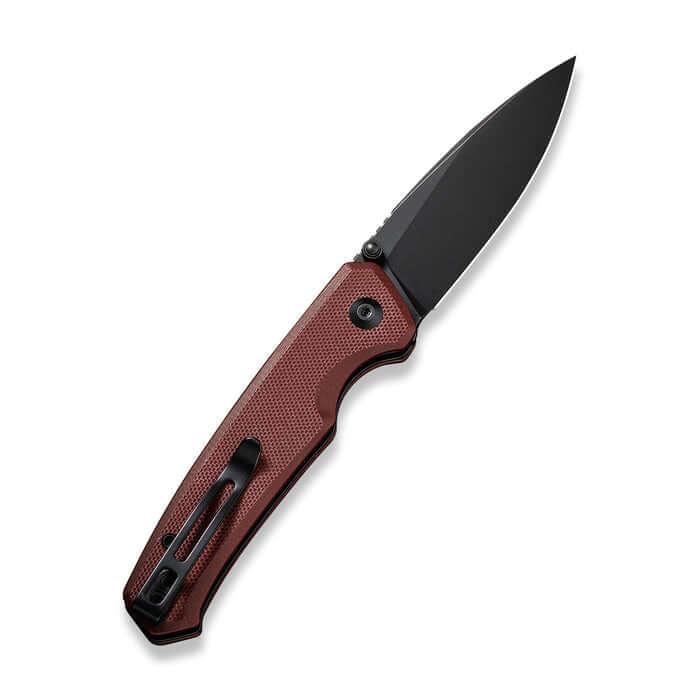 Civivi Altus Button Lock Knife G10 Burgundy Nitro-V - Knives.mx