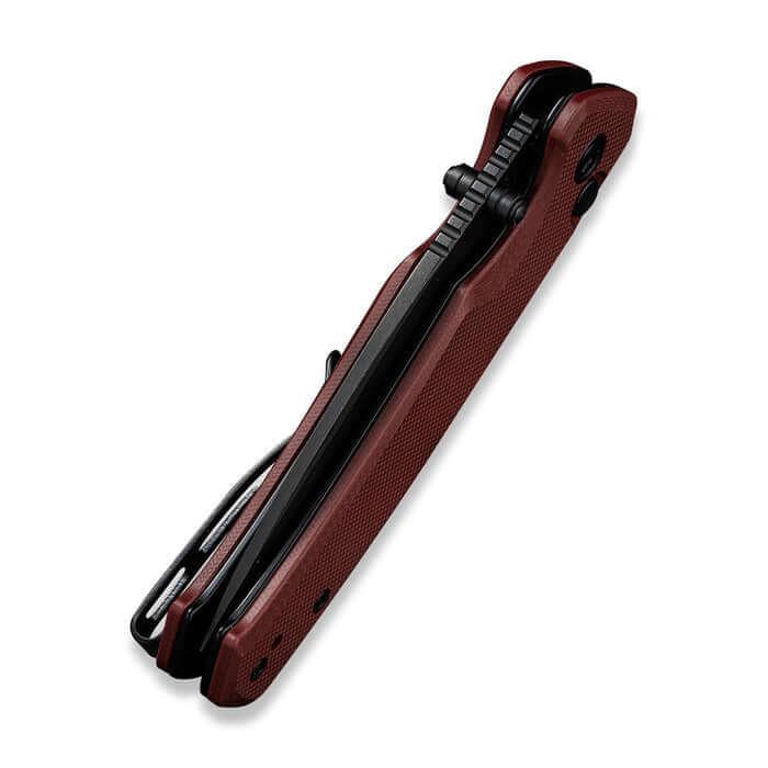 Civivi Altus Button Lock Knife G10 Burgundy Nitro-V - Knives.mx