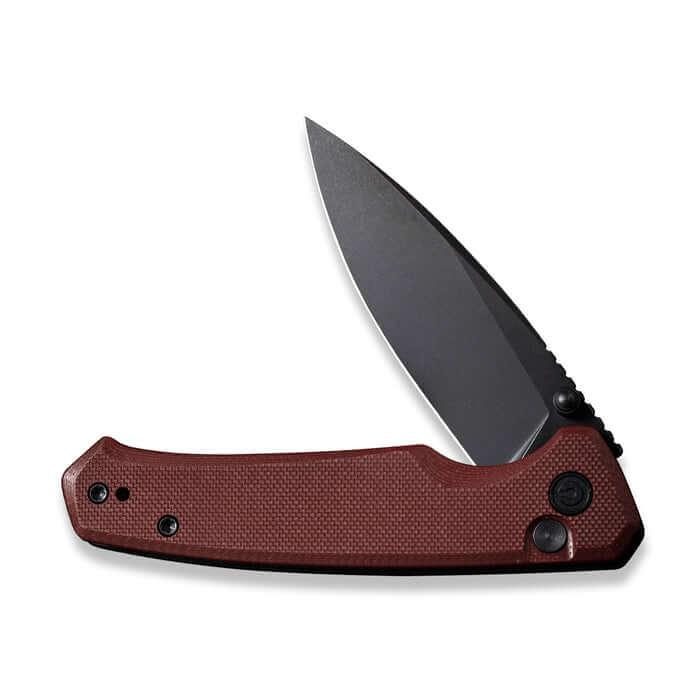 Civivi Altus Button Lock Knife G10 Burgundy Nitro-V - Knives.mx