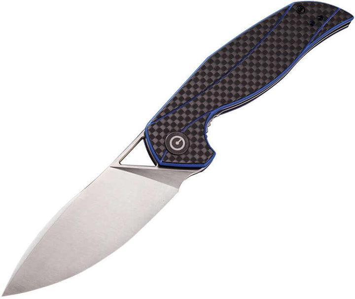 Civivi Anthropos Linerlock Blue G10 w CF D2 - Knives.mx