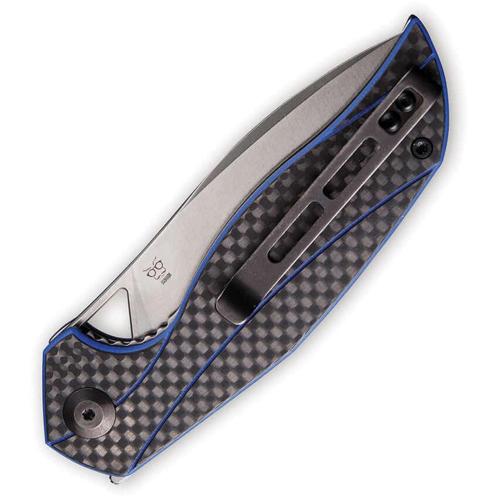 Civivi Anthropos Linerlock Blue G10 w CF D2 - Knives.mx