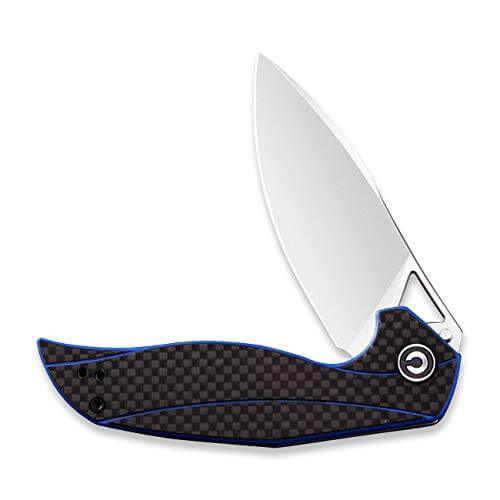 Civivi Anthropos Linerlock Blue G10 w CF D2 - Knives.mx