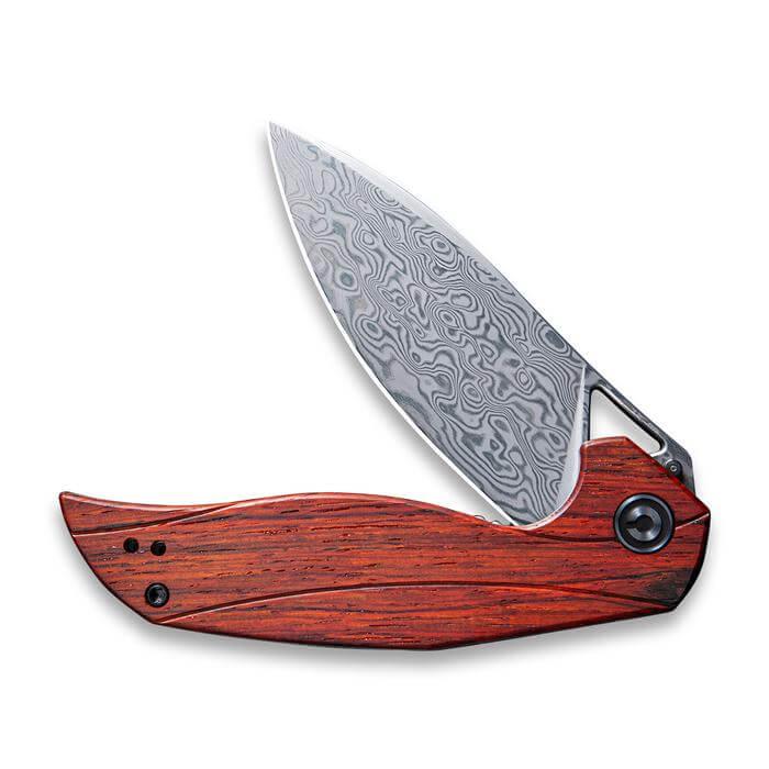 Civivi Anthropos Linerlock Sandalwood Damascus - Knives.mx