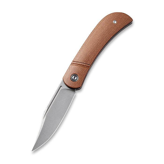 Civivi Appalachian Drifter Slip Joint Brown Micarta Gray SW S35VN - Knives.mx