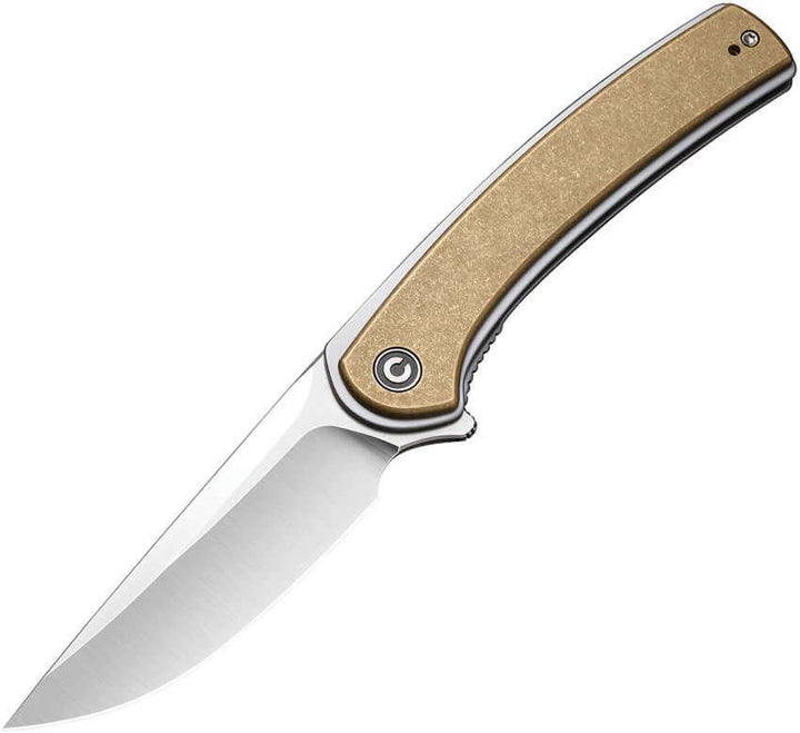 Civivi Asticus Linerlock Brass Stonewash D2 - Knives.mx