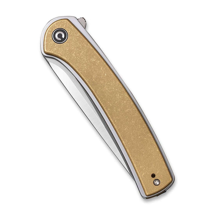 Civivi Asticus Linerlock Brass Stonewash D2 - Knives.mx