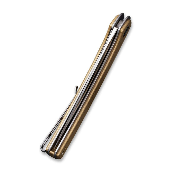 Civivi Asticus Linerlock Brass Stonewash D2 - Knives.mx