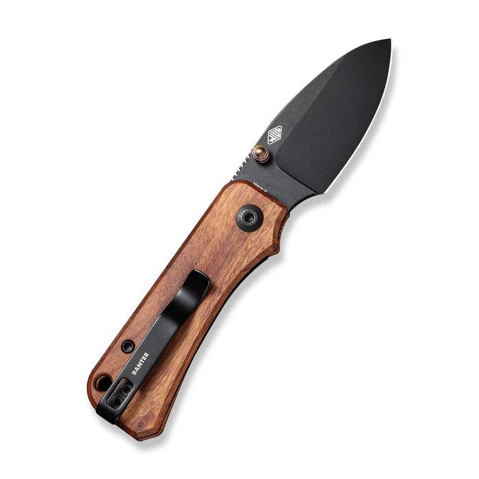 Civivi Baby Banter Cuibourtia Wood Black Stonewashed Nitro-V - Knives.mx