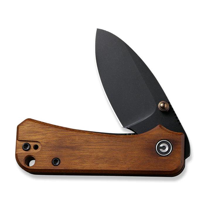 Civivi Baby Banter Cuibourtia Wood Black Stonewashed Nitro-V - Knives.mx